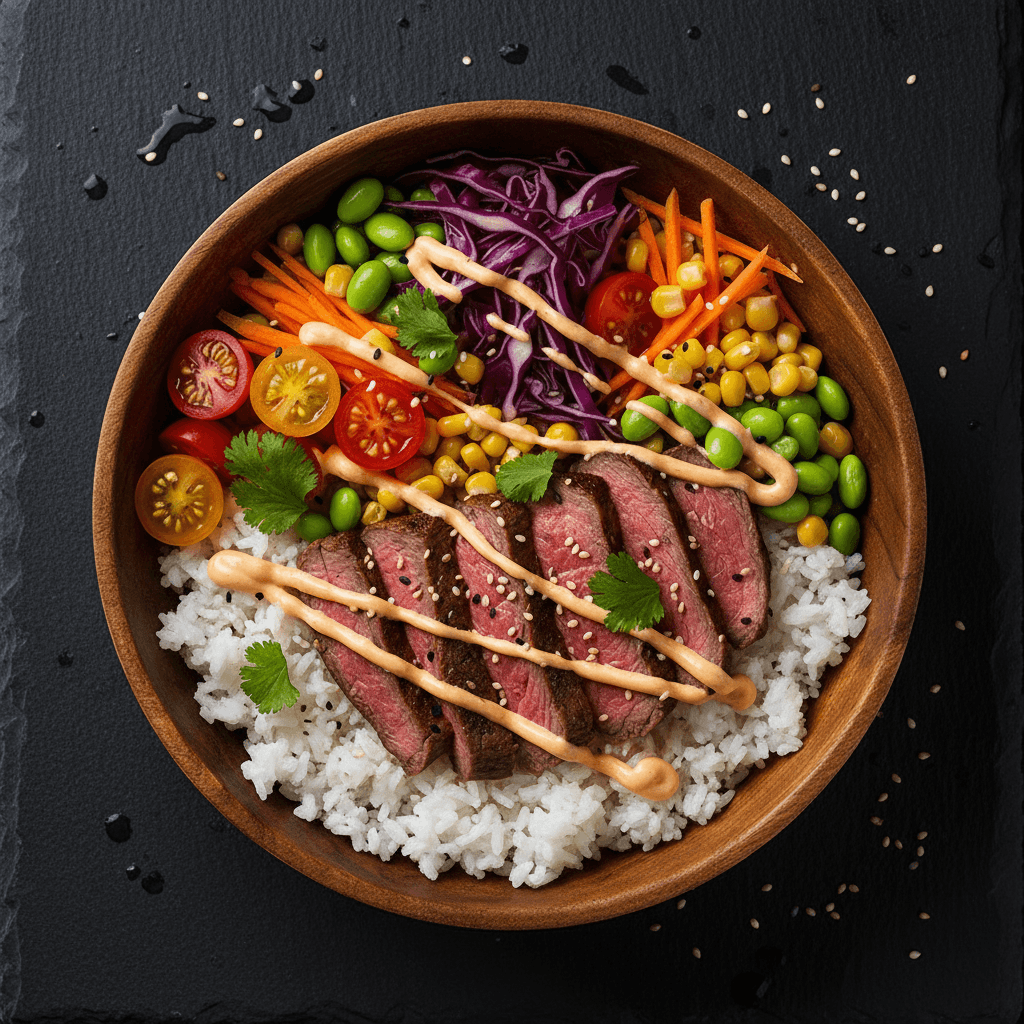 Australian Flank Steak Bowl